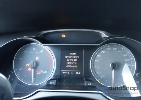 2014 Audi S4 3.0T Premium Plus z USA, uszkodzony, nr VIN WAUBGAFLXEA027720